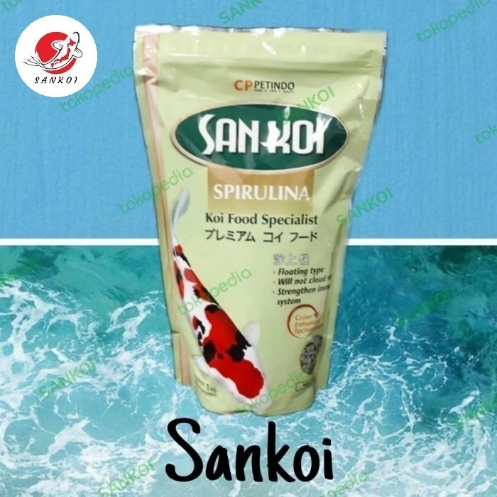 Jual SANKOI/SANKOI SPIRULINA/M/1KG/KOLAM/AQUARIUM/HIDROPONIK/CP ...