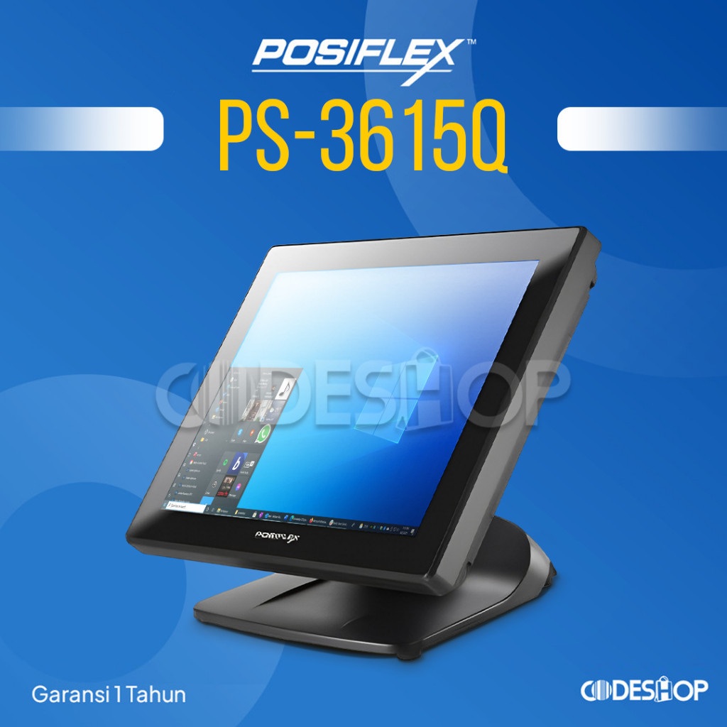 Jual Mesin Kasir POSIFLEX PS-3615Q POS Touchscreen Single Display ...