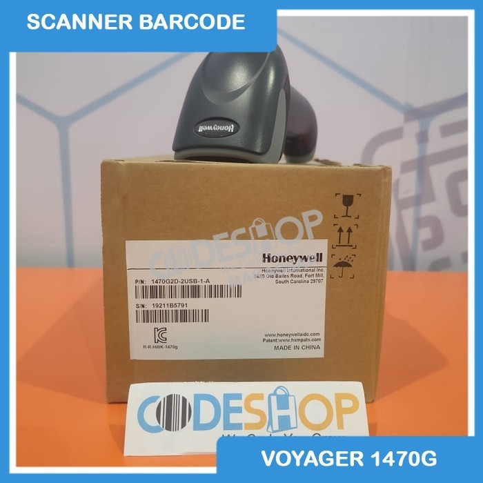 Jual BARCODE SCANNER EFAKTUR 2D HONEYWELL VOYAGER 1470 G - 1470G | QR ... image.