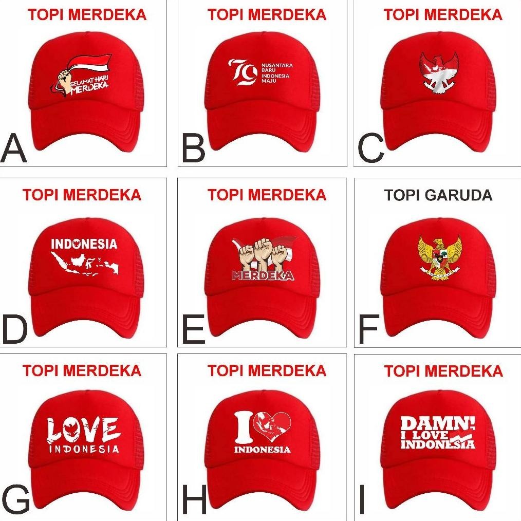 Jual gd-5 TOPI MERDEKA 17 AGUSTUS EDISI merah putih lomba Termurah ...