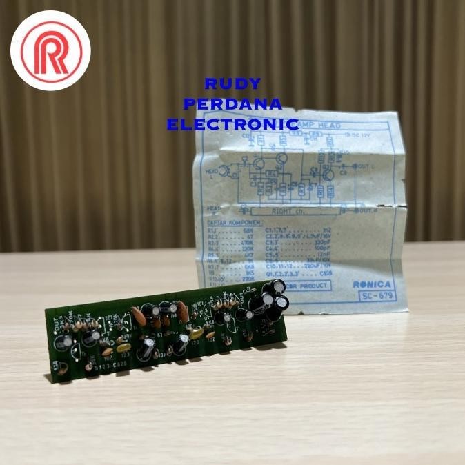 Jual ~~~~~] PCB MODUL STEREO PRE AMP HEAD AUDIO SOUND SYSTEM RONICA SC