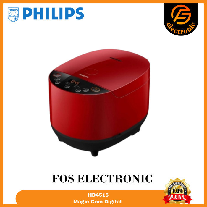 Jual MAGIC COM / RICE COOKER DIGITAL HD-4515 MERAH 5 MODE MASAK(1,8 ...