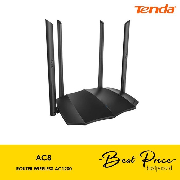 Jual Tenda AC8 Router Wireless Dual Band Gigabit AC1200 AC8 Networking ...