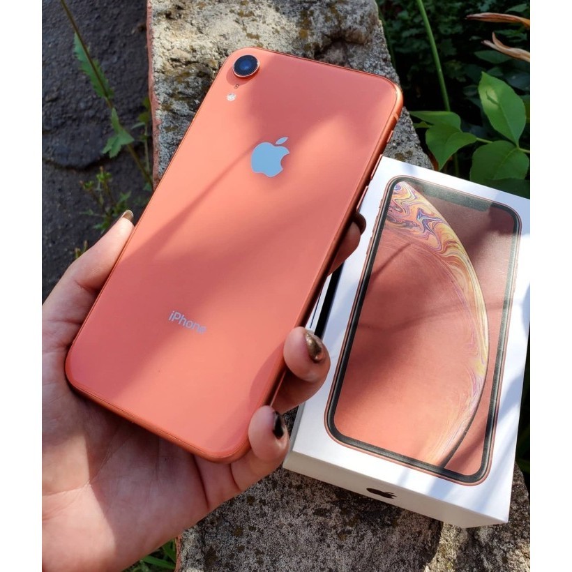 Jual iPhone XR Coral 64 GB imei resmi terdaftar kmenperin, sinyal aktif