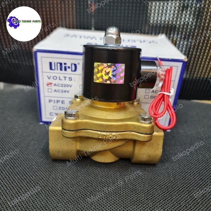 Jual Unik Uni-D Solenoid Valve Kuningan 2 Way 2