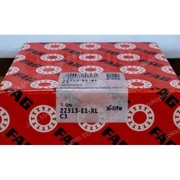 Jual BEARING 22313 E1 XL C3 FAG (AS LURUS) | Shopee Indonesia