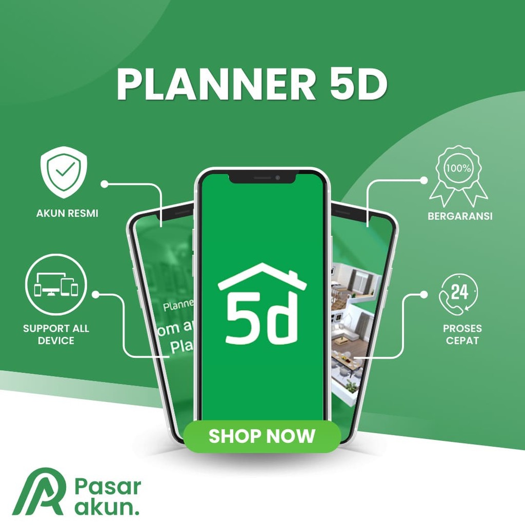 Jual Planner 5D Pro Design Interior Rumah Premium Lifetime VIP Premium ...