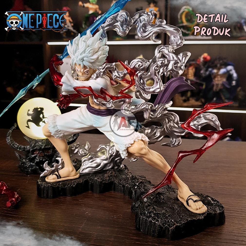 Jual RHH-1823 Statue One Piece Sun Nika Luffy Gear 5 Wink Studio design ...