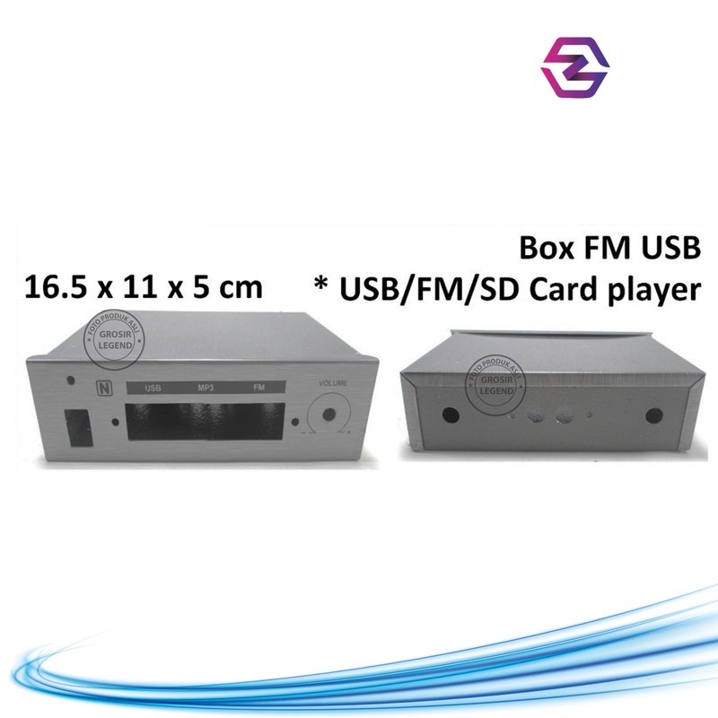Jual Box fm usb kosongan besi hitam | Shopee Indonesia
