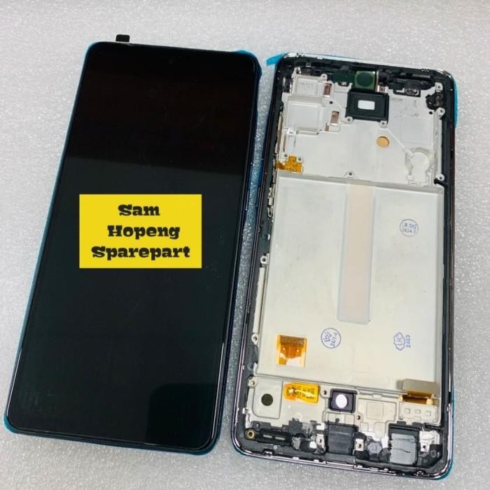 Jual LCD Touchscreen Frame Bazel Compatible Samsung A52S Kualitas ...