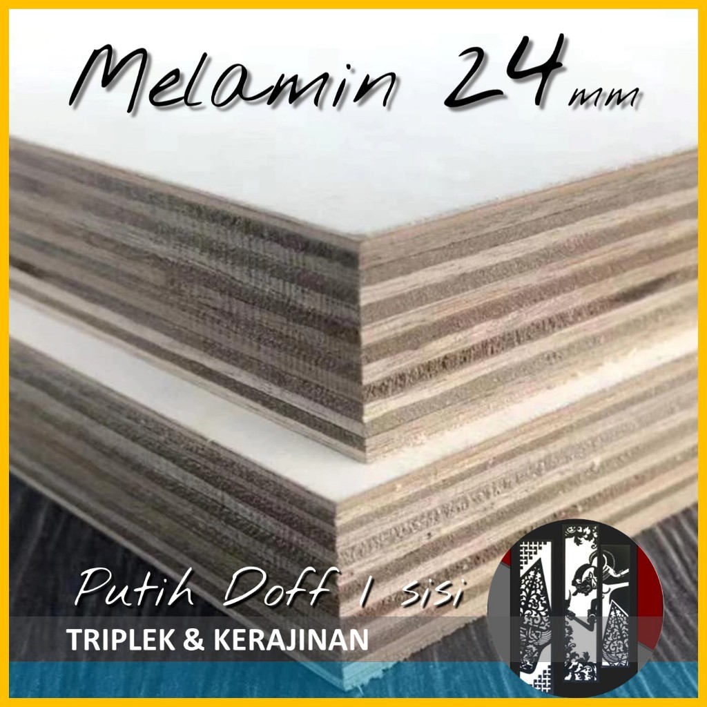 Jual Triplek 24mm 80x220 cm Multiplek MDF Melamin Blokmin Blokboard 24 ...