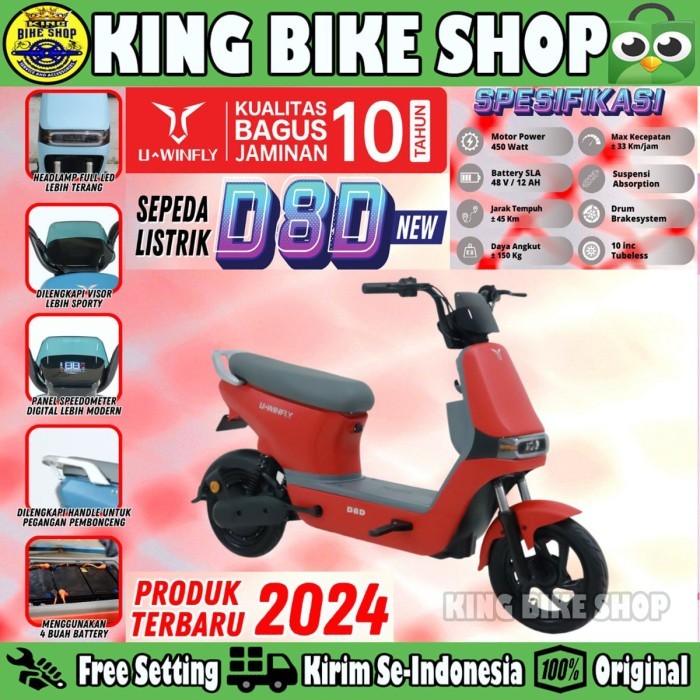 Jual Sepeda Listrik UWINFLY D8D Terbaru 450 Watt | Shopee Indonesia