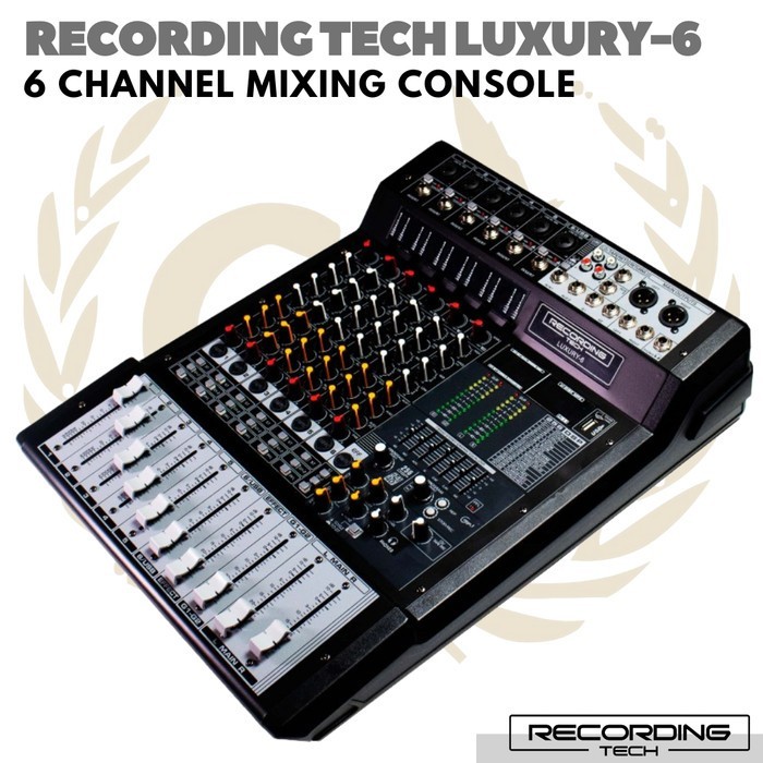 Jual RECORDING TECH LUXURY 6 MIXING CONSOLE Audio MIxer 6 Channel ...