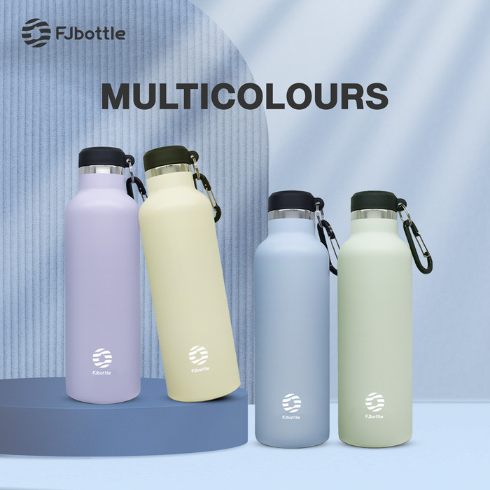 Jual FJbottle - Botol num Tumbler Olahraga Stainless Steel Soft Color ...