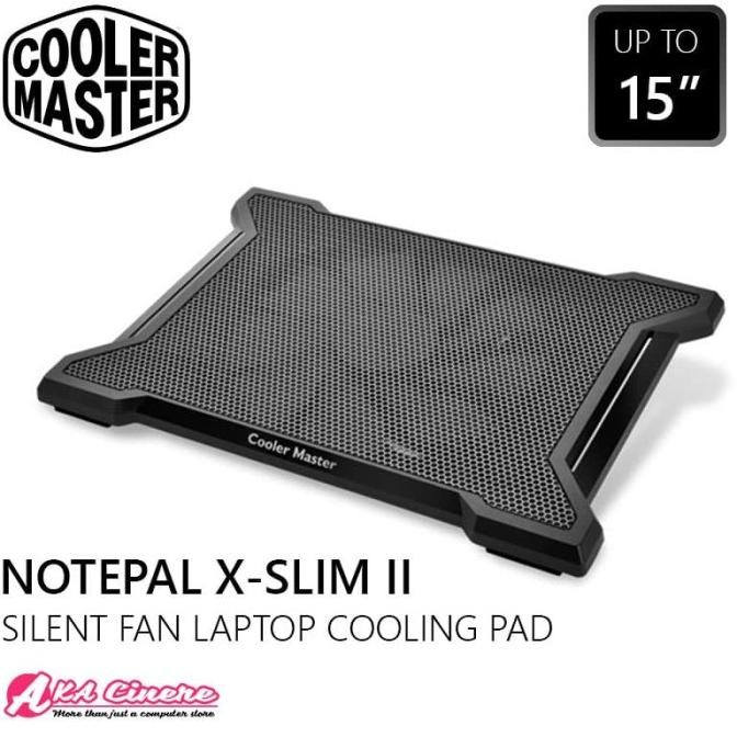 Jual NEW Cooler Master NOTEPAL X-SLIM II Cooling Pad Kipas Laptop ...