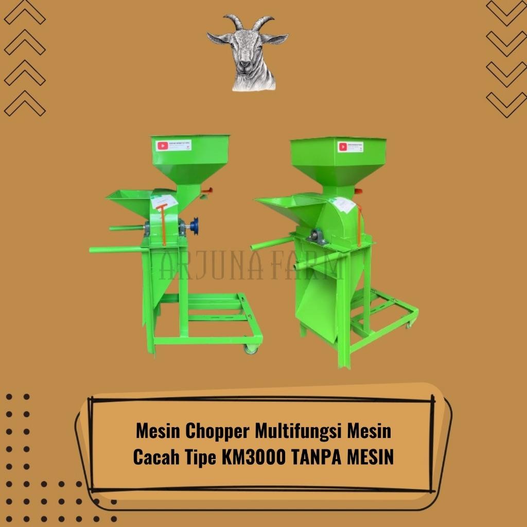 Jual Mesin Pencacah Chopper Tipe KM3000 Rumput Jagung Pakan Domba Sapi ...