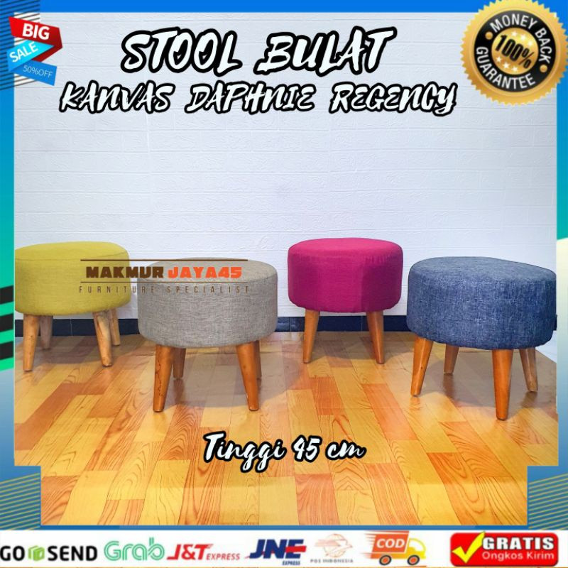 Jual kanvas - SOFA STOOL BULAT & KOTAK BEBAS PILIH WARNA / SOFA PUFF ...