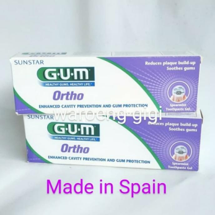 Jual GUM ORTHO TOOTHPASTE / PASTA GIGI GUM ORTHO Shopee Indonesia