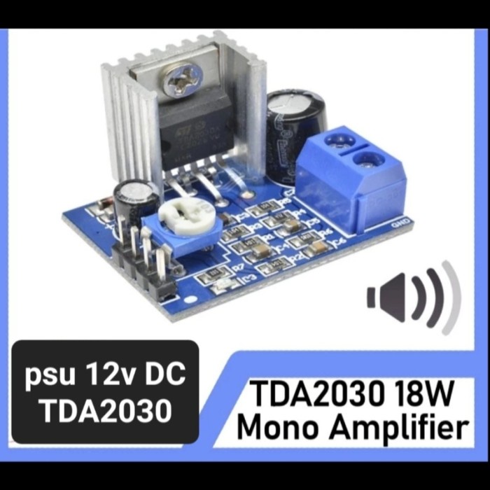 Jual Kit Pcb Power Amplifier Mono Tda Utc 2030 Tda2030 Utc2030 Murah ...