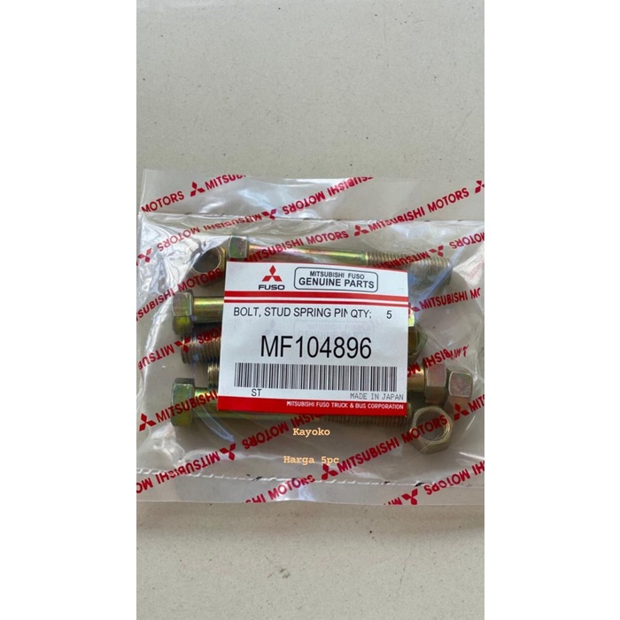 Jual BAUT STUD SPRING PIN FE PS100 PS120 PS135 HARGA PER 5PC terbaik ...