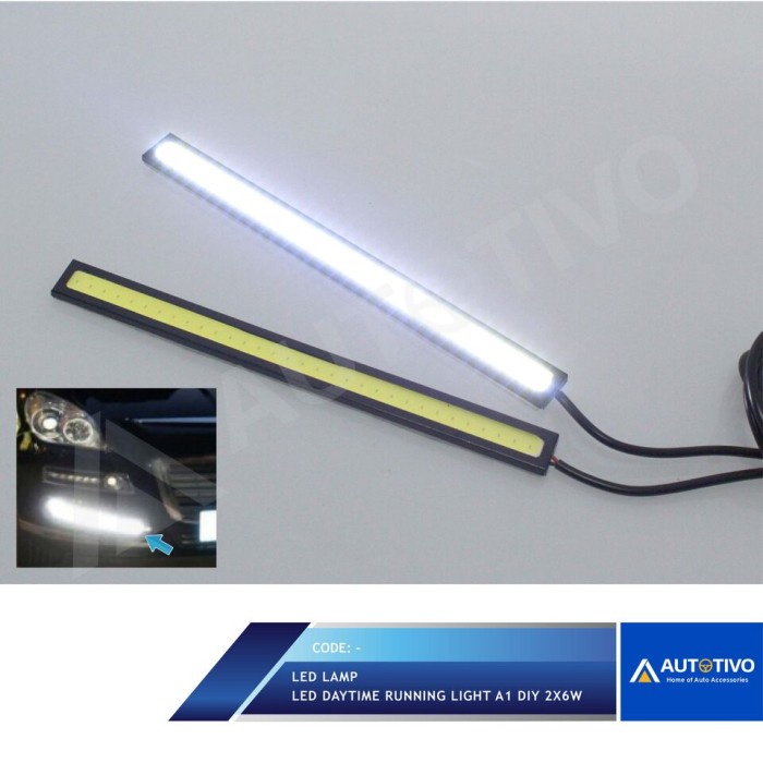 Jual LED DRL Universal Model Full Rectangle terpopuler | Shopee Indonesia