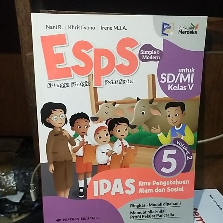 Jual ESPS IPAS ILMU PENGETAHUAN ALAM DAN SOSIAL UNTUK SD MI KELAS 5 ...