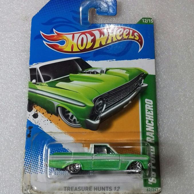 Jual Hot Wheels 65 Ford Ranchero. Card Treasure Hunt 2012. Model Pickup ...