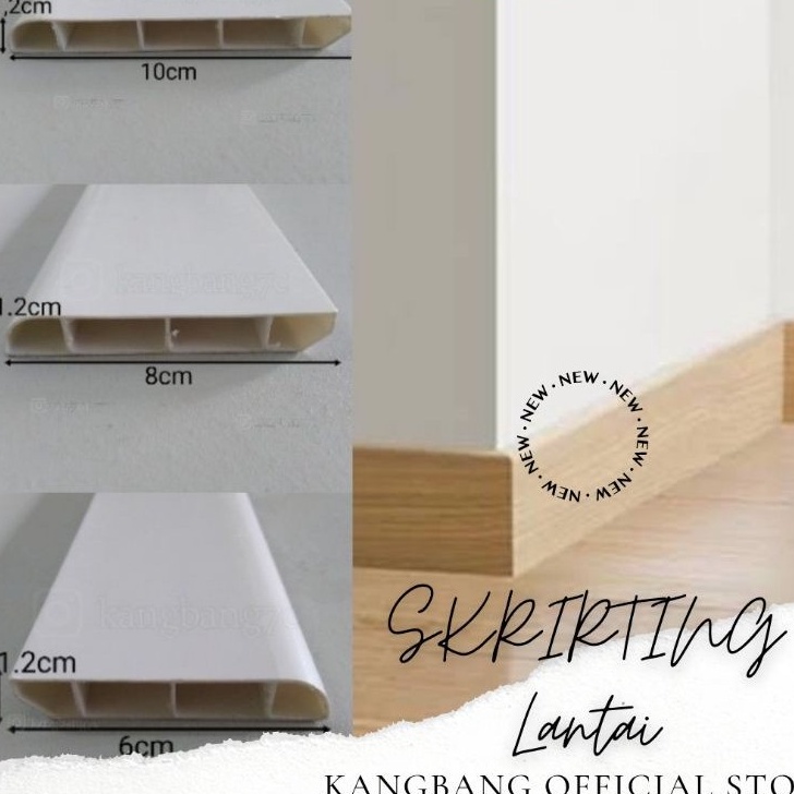 Jual Special Edition.. Plin pvc Plint PVC List Plank Pvc List