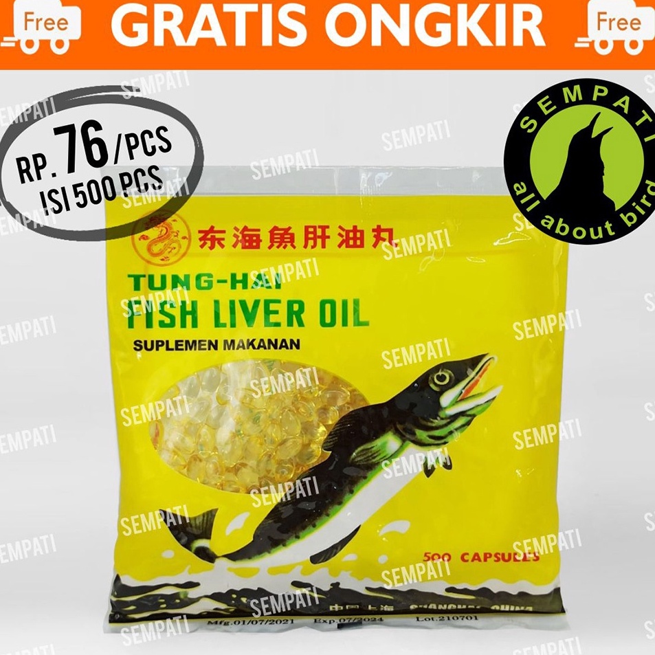 Jual Promosi SpesialEe3E8 TUNGHAI FISH LIVER OIL 500'S/TUNG HAI MINYAK ...