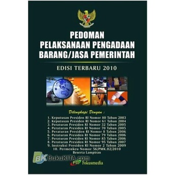 Jual PROMO!!! BUKU PEDOMAN PELAKSANAAN PENGADAAN BARANG/JASA PEMERINTAH ...