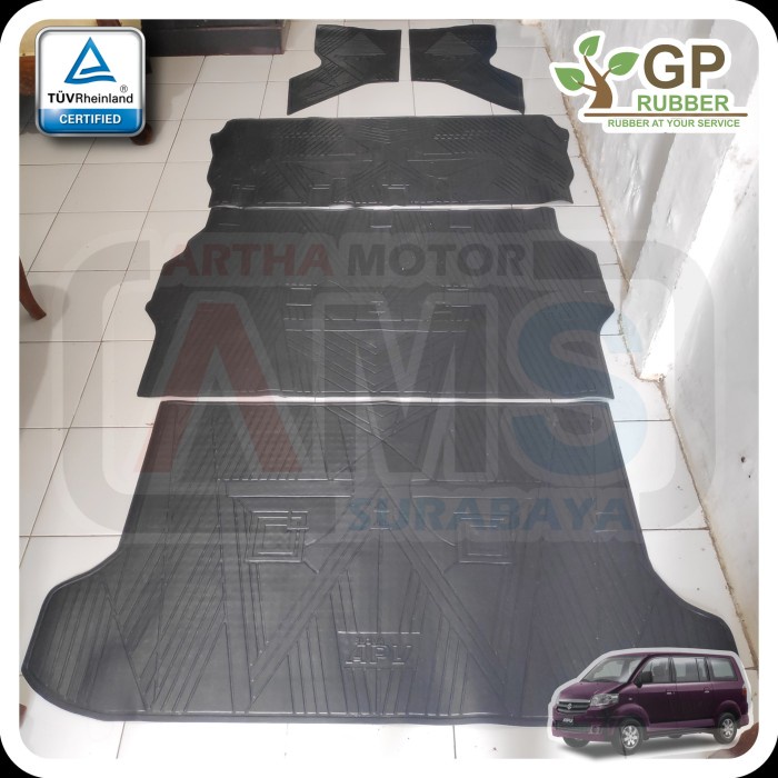 Jual Ready Stok Karpet Karet Lantai Mobil Suzuki Apv Arena Set By Gp