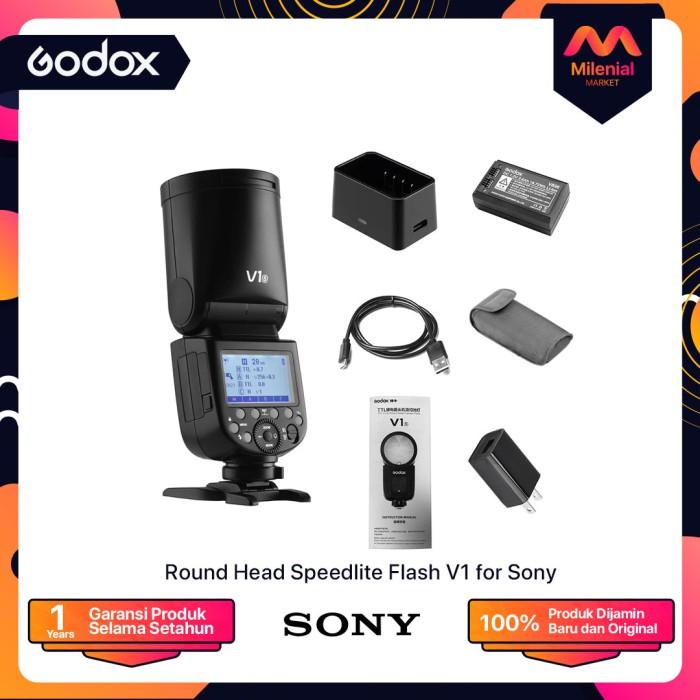 Flash Speedlite Godox V1 PRO para Sony (Bateria de Litio