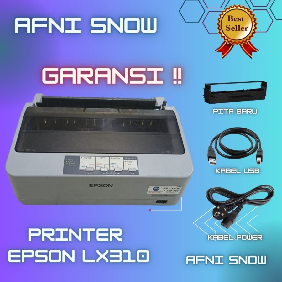 Jual Printer Dotmatrix Epson Lx310 Lx 310 Tanpa Tray Shopee Indonesia 4367