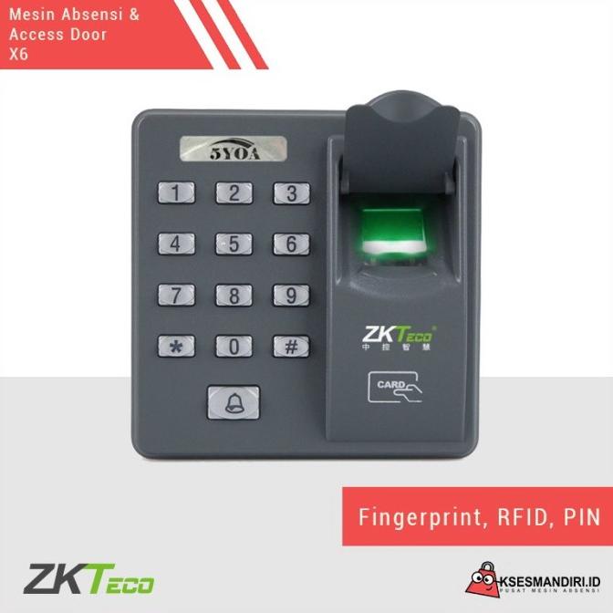 Jual Mesin Access Door X6 Zkteco Include Adaptor Original Shopee