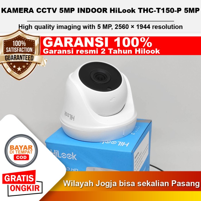 Jual Kamera Cctv 5mp Indoor Hilook Thc T150 P 5mp Camera Jogja Shopee