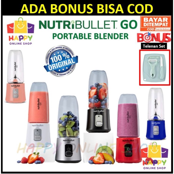 Jual Nutribullet Go Portable Blender 385 Ml Blander Nutri Bullet Shopee Indonesia