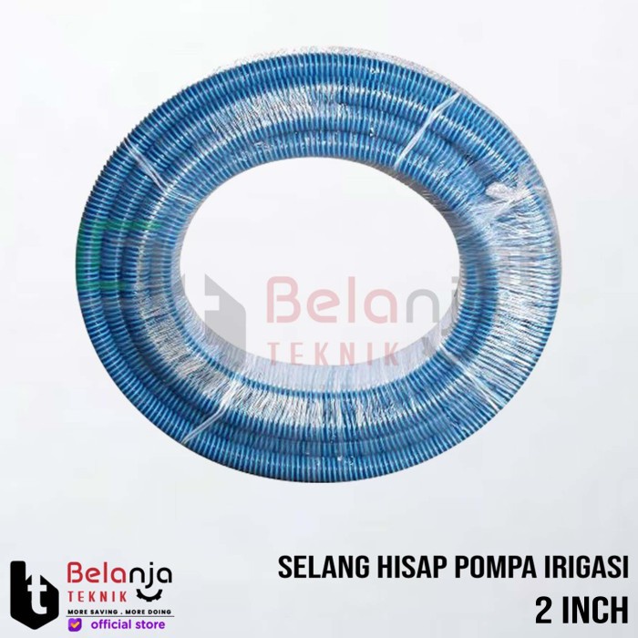 Jual Selang Hisap Pompa Irigasi Biru Selang Spiral Pvc Suction Inch