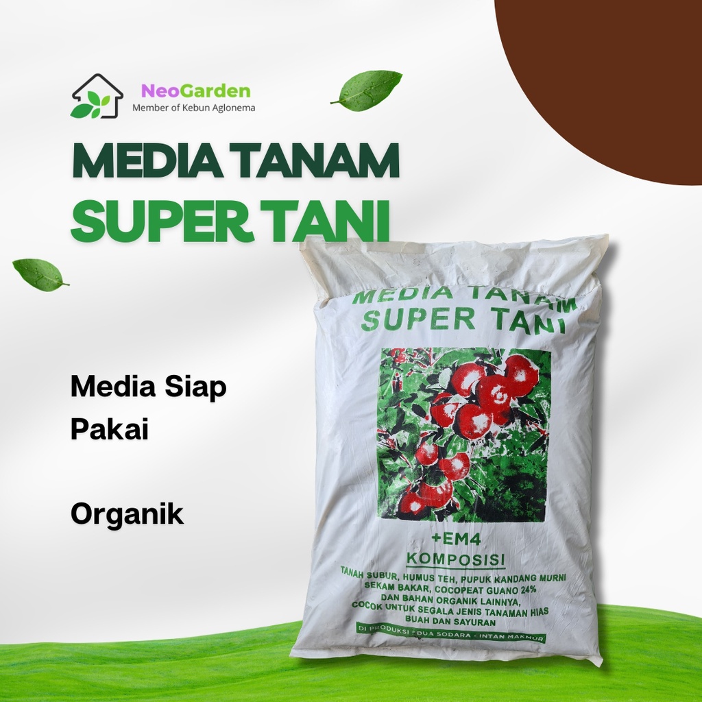 Jual Media Tanam Super Tani Kemasan Kg Media Tanam Organik Praktis