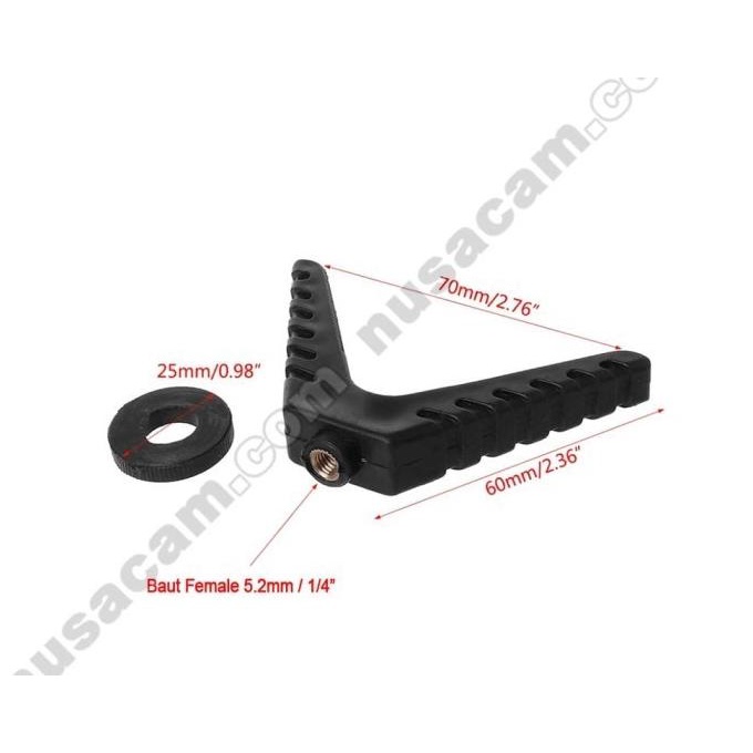 Jual V Yoke Gun Rest Shooting Monopod Tripod Bipod Stick Bracket Kaki