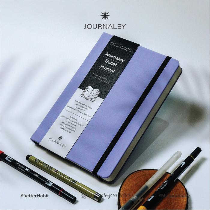 Jual Journaley Bullet Journal Notebook Planner A5 150 Gsm | Baby Lilac ...