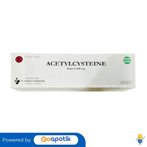 Jual ACETYLCYSTEINE YARINDO 200 MG BOX 100 KAPSUL | Shopee Indonesia