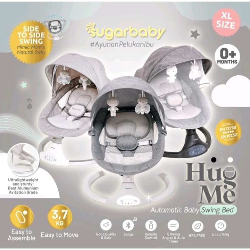 Jual Sugarbaby Hug Me Automatic Baby Swing Bed Bouncer elektrik