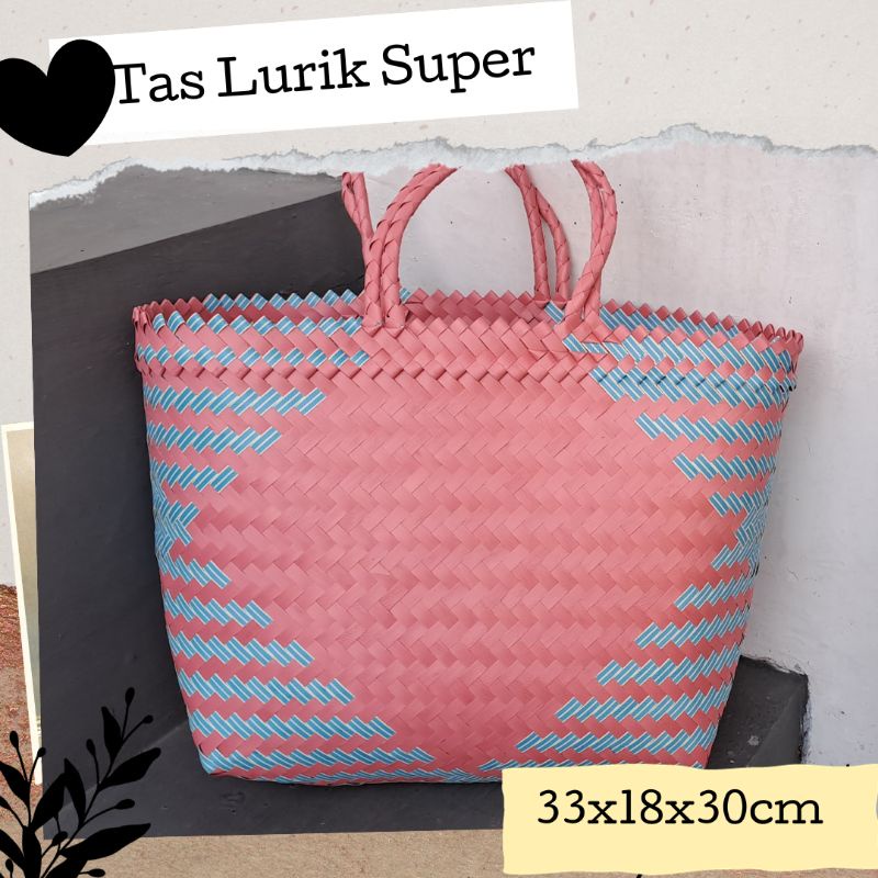 Jual Tas Anyaman Lurik Super Jumbo Tas Box Nasi Tas Belanja Shopee Indonesia 3989