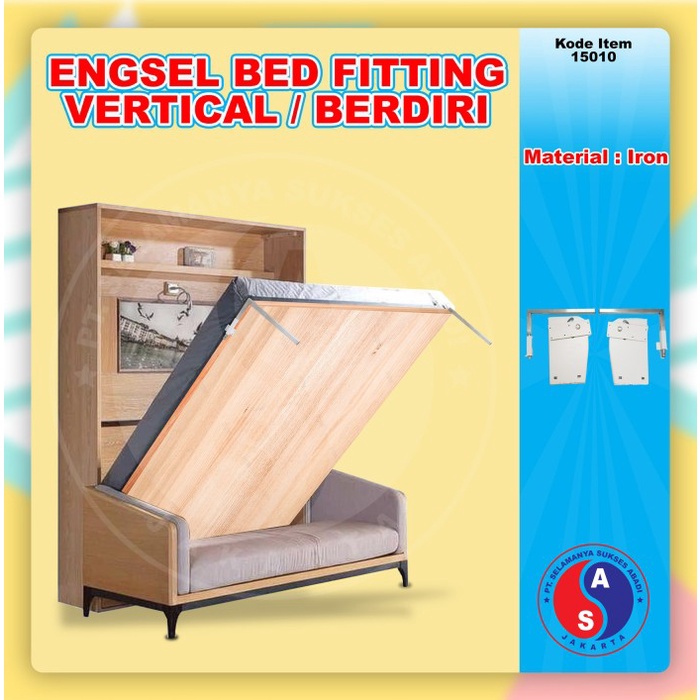 Jual Engsel Ranjang Lipat Berdiri Vertical Wall Bed Fitting Shopee