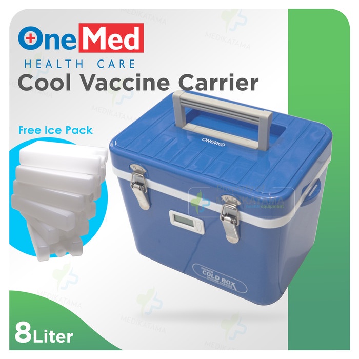 Jual New Ori Onemed Vaccine Carrier L Tempat Vaksin Coller Box Liter Limited Shopee Indonesia