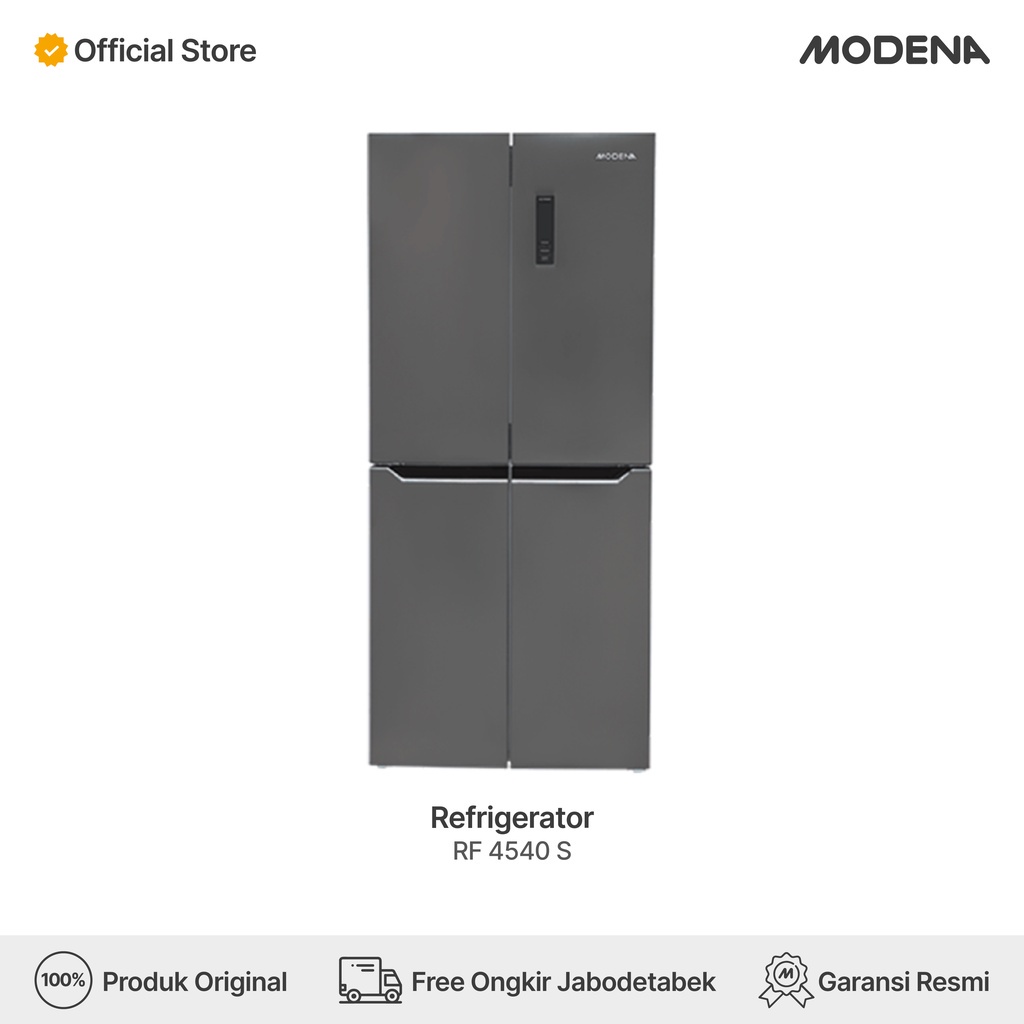 Jual MODENA Refrigerator - Multi Door RF 4540 S | Shopee Indonesia