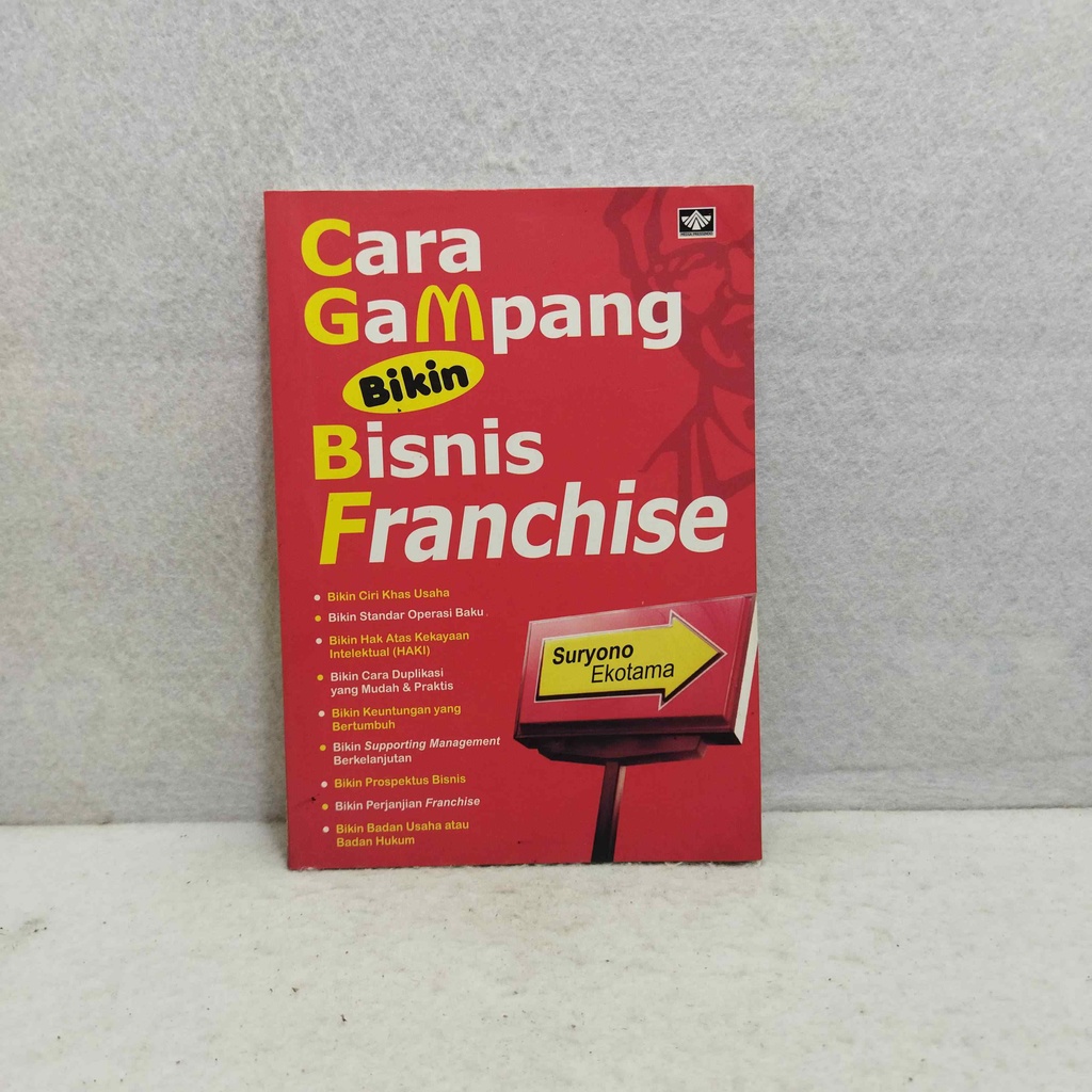 Jual Buku Bekas Cara Gampang Bikin Bisnis Franchise Suryono Ekotama Shopee Indonesia