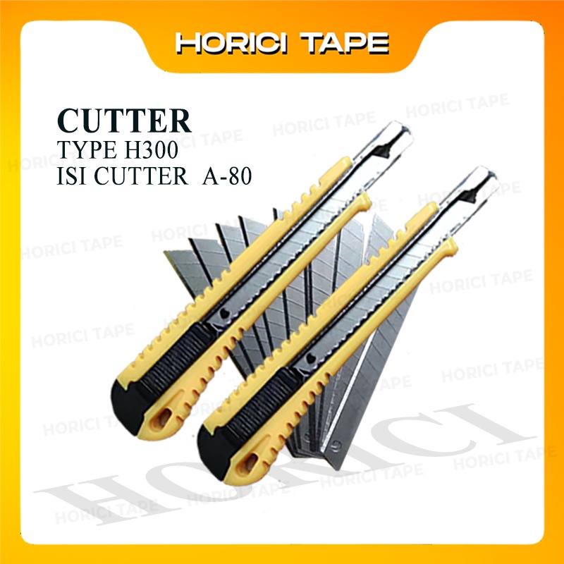 Jual HORICI kater 140MMx28MM kater H300 Tajam Kuat ISI Cutter A-80 ...