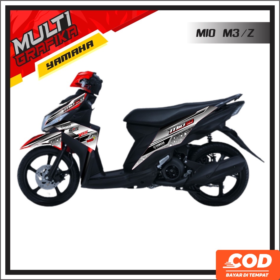 Jual Stiker Striping Motor Mio M3, MIO Z, MIO 125 Series B, Decal ...