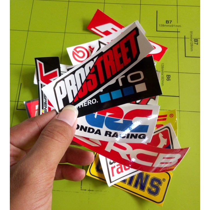 Jual Stiker Motor Sponsor Racing (Bijian) - RCB GoPro Honda Gank ...